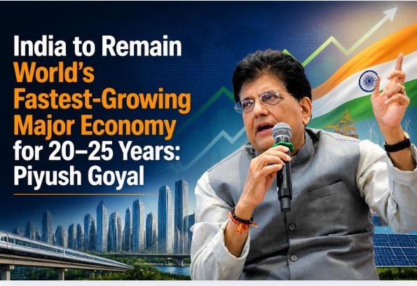 India to Remain World&rsquo;s Fastest-Growing Major Economy for 20&ndash;25 Years: Piyush Goyal